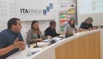 Maru Díaz apoya fomentar el emprendimiento tras la universidad en la mesa redonda organizada por ITAINNOVA con motivo de la Semana del Emprendimiento.