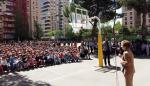 Los alumnos del colegio Margarita Salas rinden homenaje a la investigadora que da nombre a su colegio