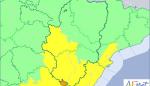 Aviso amarillo por lluvias y tormentas en Albarracín, Jiloca, Gúdar y Maestrazgo