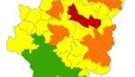 Alerta roja de peligro de incendios forestales en la Muela de Alcubierre