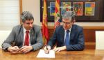 Guillén firma la adhesión de Aragón a la Alianza Europea por la Cohesión 