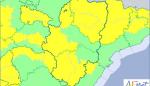 Aviso amarillo por temperaturas mínimas en amplias zonas de Aragón