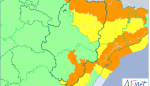 Aviso naranja por aludes y viento, y amarillo por deshielos y nieve