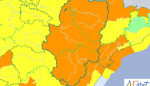 Aviso Naranja por viento para mañana en Aragón