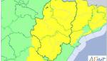 Aviso amarillo por temperaturas mínimas en todo Aragón