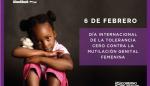 Programa de actos con motivo del Día Internacional de la Tolerancia Cero con la Mutilación Genital Femenina