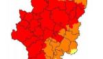 Prealerta roja por riesgo de incendios forestales en buena parte de Aragón