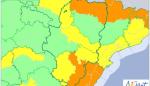 Ampliación de la franja horaria del aviso naranja por viento en Pirineo