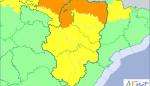 ACTUALIZACIÓN: ampliación aviso amarillo y naranja por lluvias y tormentas