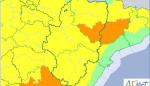 Aviso naranja por altas temperaturas en Huesca Sur, amarillo por altas temperaturas y tormentas en resto de Aragón