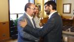 Primera reunión institucional del Presidente de Aragón con el coordinador general de IU-Aragón