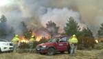 Nuevos medios de extinción se incorporan al incendio de Torre la Ribera