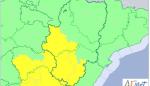 Aviso nivel amarillo por tormentas y lluvias