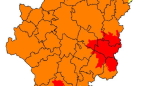 Riesgo alto de incendios en Bajo Ebro y Turia