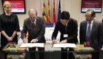 Aragón y la ciudad china de Yiwu estudian una parada en Zaragoza del tren de mercancías Yixinou