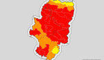 Prealerta roja en la mayor parte de Aragón