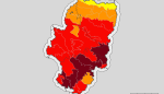 Riesgo muy alto de incendio en Bajo Ebro Forestal, Maestrazgo, Rodeno, Somontano Sur y Turia