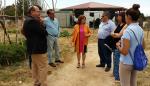 Broto destaca el trabajo de las entidades en su visita al complejo de Aldeas Infantiles en Villamayor