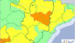 Aviso naranja por temperaturas máximas en la ribera del Ebro y sur de Huesca 