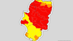 Prealerta roja en gran parte del centro y norte de Aragón