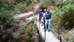 El consejero de Desarrollo Rural y Sostenibilidad visita las pasarelas de Alquézar