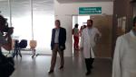 El consejero de Sanidad vuelve a destacar el papel de la Atención Primaria en su visita al centro de salud de Valdespartera