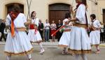 La presidenta Rudi, en la XII Muestra de Danzantes celebrada en Gurrea de Gállego