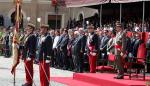 Pilar Alegría ha asistido al acto de Jura de Bandera de la Academia General Militar de Zaragoza