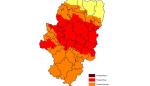 Prealerta Roja por riesgo de incendios forestales