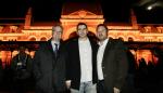 José Luis Soro inaugura la nueva iluminación exterior de la Estación de Canfranc 