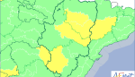 Alerta amarilla por bajas temperaturas en Huesca, Albarracín, Jiloca y Ribera del Ebro