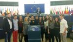 Los alumnos del IES Hermanos Argensola ganan un viaja al Parlamento Europeo