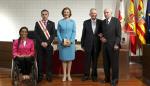 Javier Pardo, Vicente Comet y Teresa Perales, Medallas de Santa Isabel de Portugal 2014