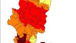 Prealerta Roja + por riesgo de incendios forestales