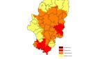 Prealerta Roja por riesgo de incendios forestales