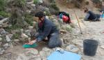 Alumnos de la Escuela Taller de Paleontología restauran dos yacimientos en El Castellar