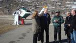 Primera visita institucional de Antonio Suárez a Benasque