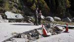 Abierta al tráfico diurno  la carretera A-2606 de acceso al Balneario de Panticosa afectada por las últimas lluvias 