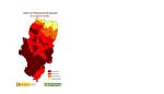 Activada la prealerta roja + por incendios forestales en casi todas las comarcas de Aragón