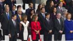 Luisa Fernanda Rudi asiste al Acto Solemne de Homenaje a la Bandera Nacional y al Desfile Militar