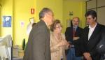 Ángela Abós conoce en la Comarca de Monegros el despliegue de la Red Pública de Telecomunicaciones