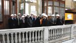 Joaquín Almunia y Jacques Barrot visitan la estación de Canfranc y el Somport