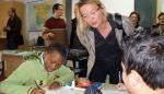 Eva Almunia participa en la Comunidad de Aprendizaje del IES Lucas Mallada de Huesca