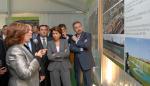 Visita de la ministra de Fomento, Magdalena Alvárez,  a Zaragoza