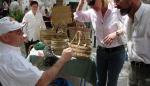 La consejera Eva Almunia ha visitado la feria medieval de Tamarite de Litera