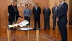 Imágenes de la toma de posesión de los nuevos consejeros del Gobierno de Aragón - 4