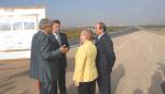 El presidente del Gobierno de Aragón, Marcelino Iglesias, asiste al acto de apertura oficial al tráfico del tramo acondicionado de la A-230