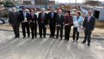 Imágenes de la visita de la Comisión Aragón 2008 a las obras de la Expo