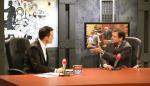 El presidente Marcelino Iglesias entrevistado por Luis Larrodera para Aragón Televisión