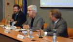 El consejero de Agricultura y Alimentación, Gonzalo Arguilé, inaugura la jornada "Agricultura Industrial" organizada por ARAGA